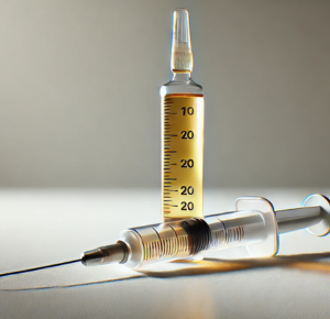 CBD oil syringe