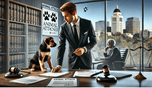 animal attacks attorney in Sacramento